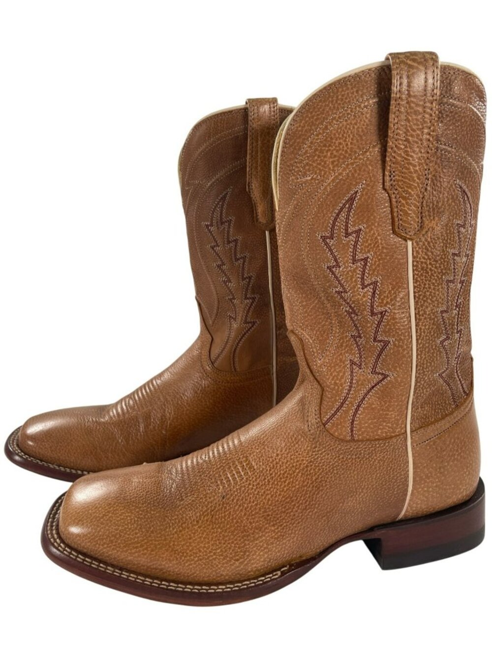 Tecovas The Doc Buckskin Western Leather Boots Men's Size 11.5D DEFECT NEW